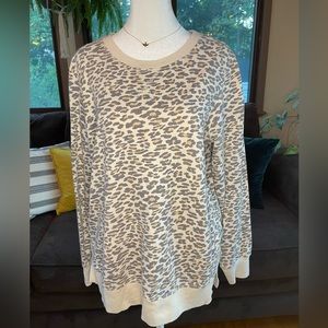 Item must be bundled- Leopard slouch tunic